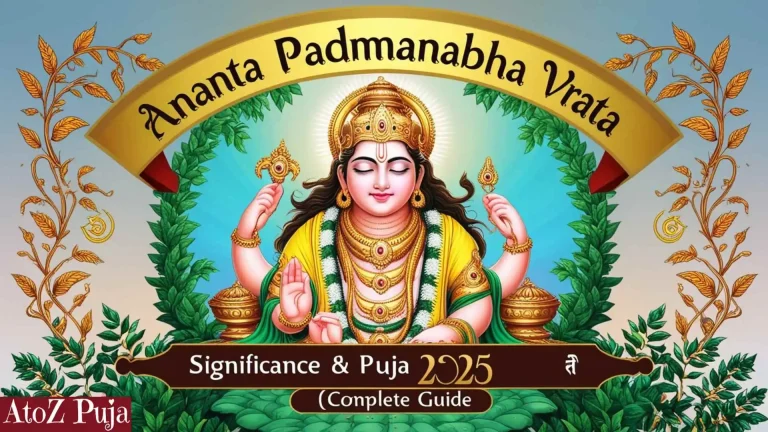 Ananta Padmanabha Vrata Significance