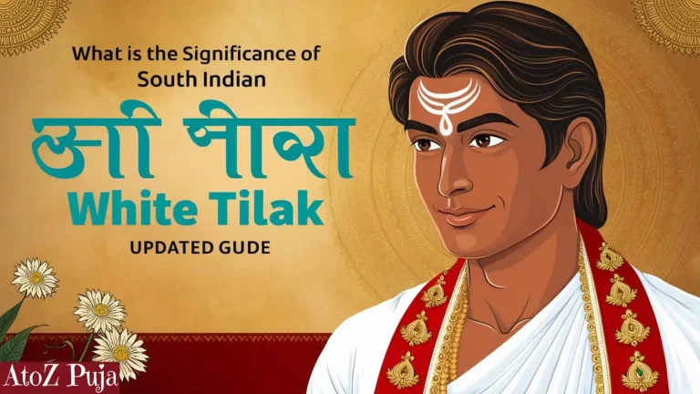 South Indian White Tilak